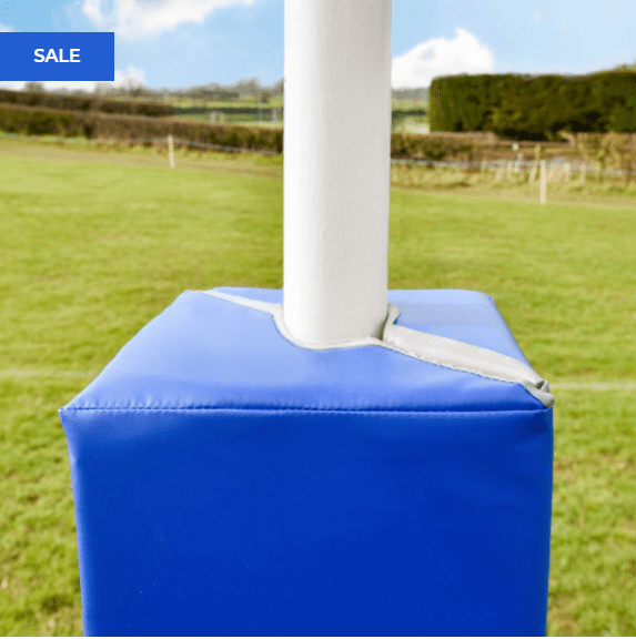 RUGBY POST PROTECTOR PADS [Colour: Blue]