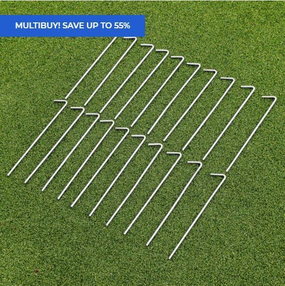 STEEL NET PEGS [ULTRA HEAVY-DUTY] [Pack Size:: Pack of 10]