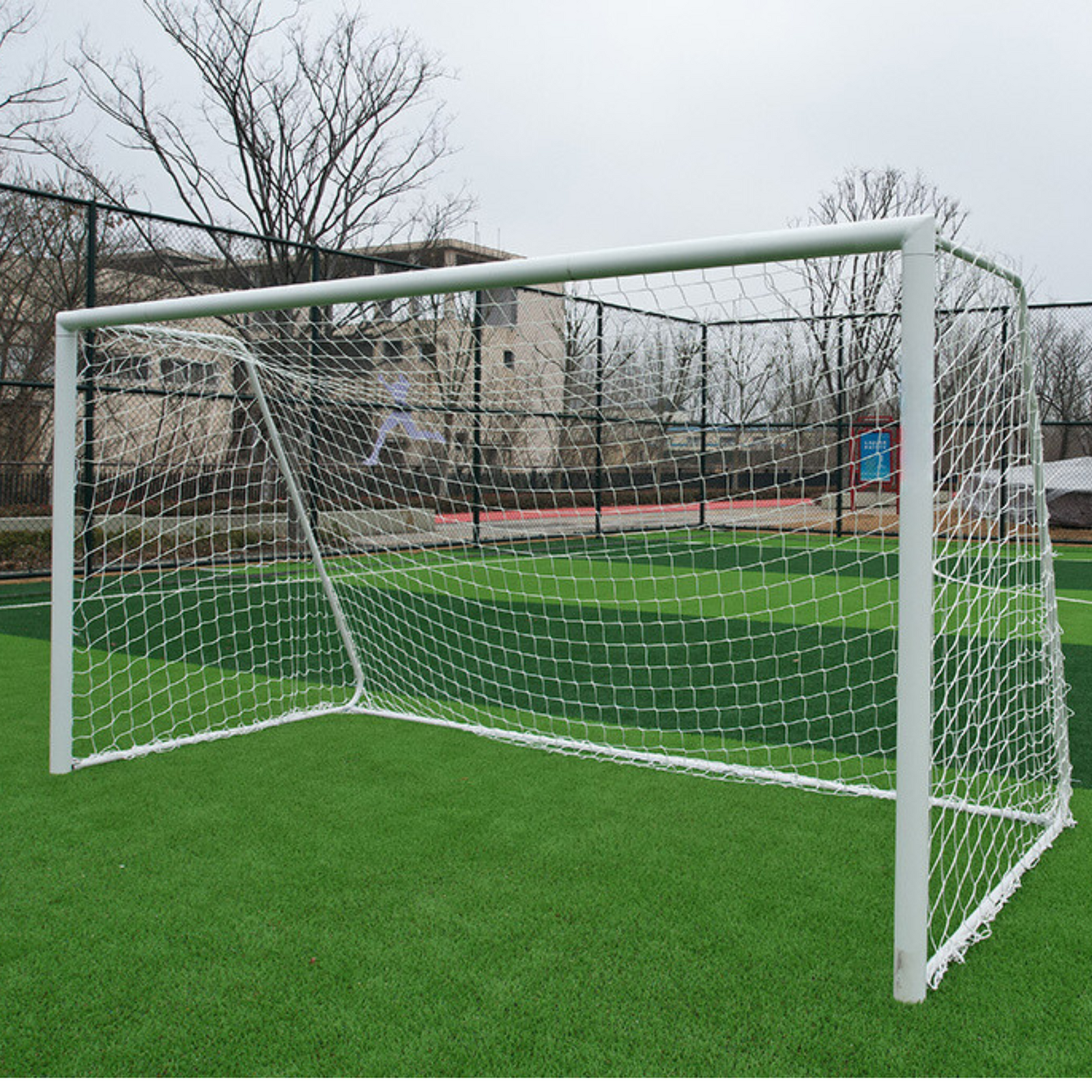 5.6m x 2m Cazna Alu60 Folding Soccer Goal