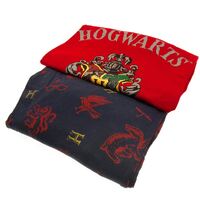 Harry Potter Ladies Long Pyjama Set Hogwarts