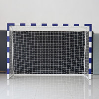 3m X 2m Cazna ALU80 Futsal Goal (FOLDAWAY) [Colour: Blue] [Single or Pair:: Single]