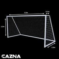 1.5M X 1.2M REPLACEMENT SOCCER GOAL NETS  [Single or Pair:: Single]