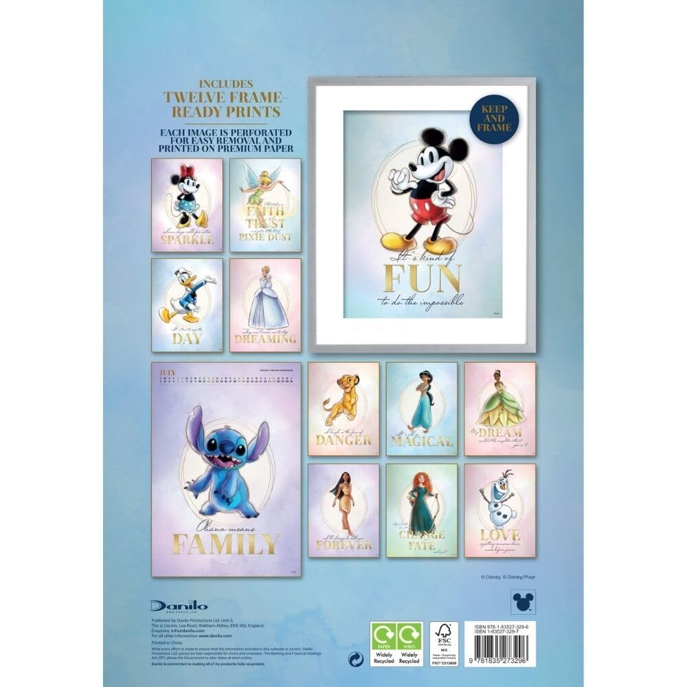 Disney Deluxe Calendar 2025