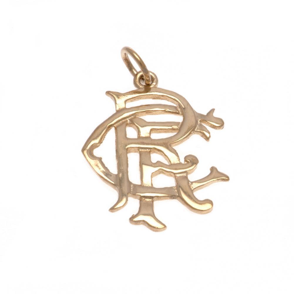 Rangers FC 9ct Gold Pendant Large