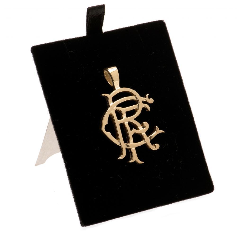 Rangers FC 9ct Gold Pendant Heavy Medium