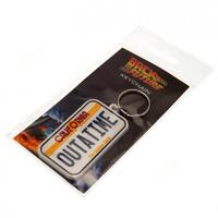 Back To The Future PVC Keyring License Plate