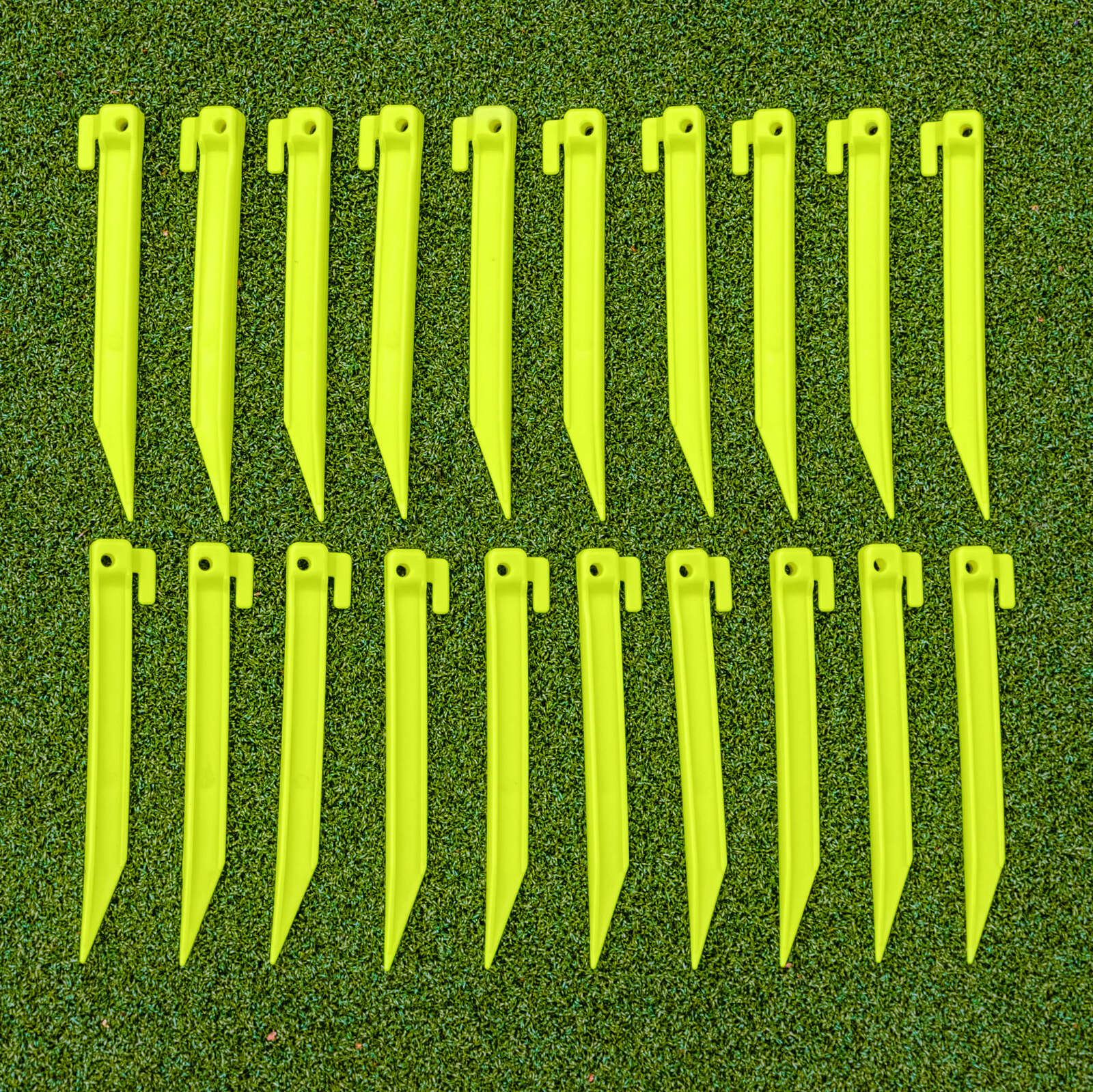 STEEL & PLASTIC NET PEGS [Peg Material:: Steel] [Pack Size:: Pack of 10] [Optional Carry Bag :: With Carry Bag]