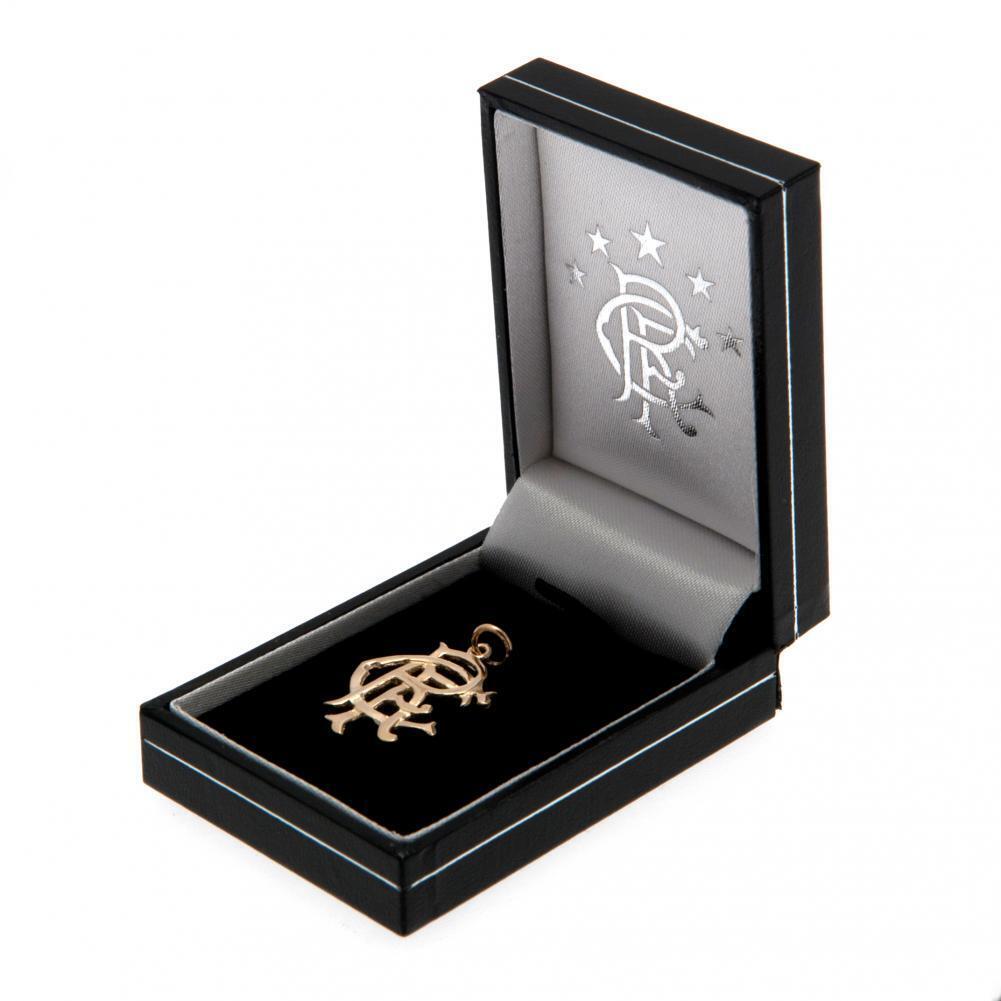 Rangers FC 9ct Gold Pendant Large