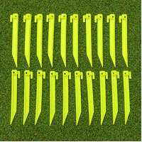 STEEL & PLASTIC NET PEGS [Peg Material:: Steel] [Pack Size:: Pack of 10] [Optional Carry Bag :: With Carry Bag]