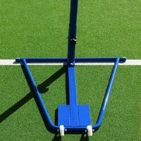 FREESTANDING NETBALL POSTS [SCHOOL STANDARD] [Colour: Blue] [Single or Pair:: Single]