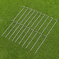 STEEL & PLASTIC NET PEGS [Peg Material:: Steel] [Pack Size:: Pack of 10] [Optional Carry Bag :: With Carry Bag]