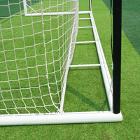 7.3m x 2.4m Cazna ALU110 Freestanding Box Stadium Soccer Goal [Single or Pair:: Single] [Wheel Options:: 360° Wheels] [Goal Weights:: With Weights]