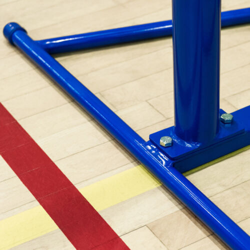 FREESTANDING NETBALL POSTS [SCHOOL STANDARD] [Colour: Blue] [Single or Pair:: Single]