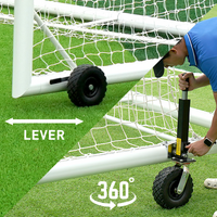 5m x 1.2m Cazna ALU110 Freestanding Soccer Goal [Single or Pair:: Single] [Wheel Options:: 360° Wheels] [Goal Weights:: With Weights]