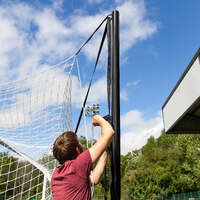 Soccer Goal Net Stanchions - 80mm Aluminium