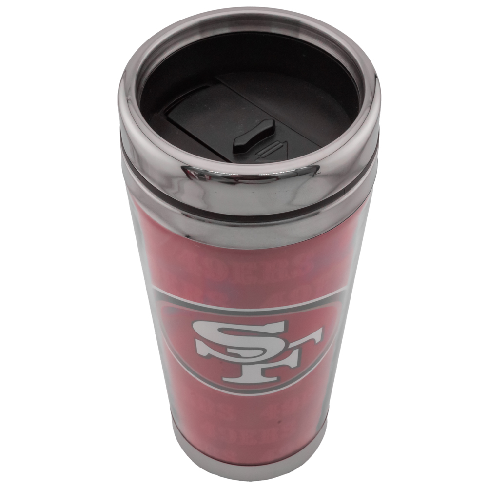 San Francisco 49ers Full Wrap Travel Mug