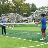 2.4m x 1.2m Cazna ALU60 Folding Soccer Goal [Single or Pair:: Single]