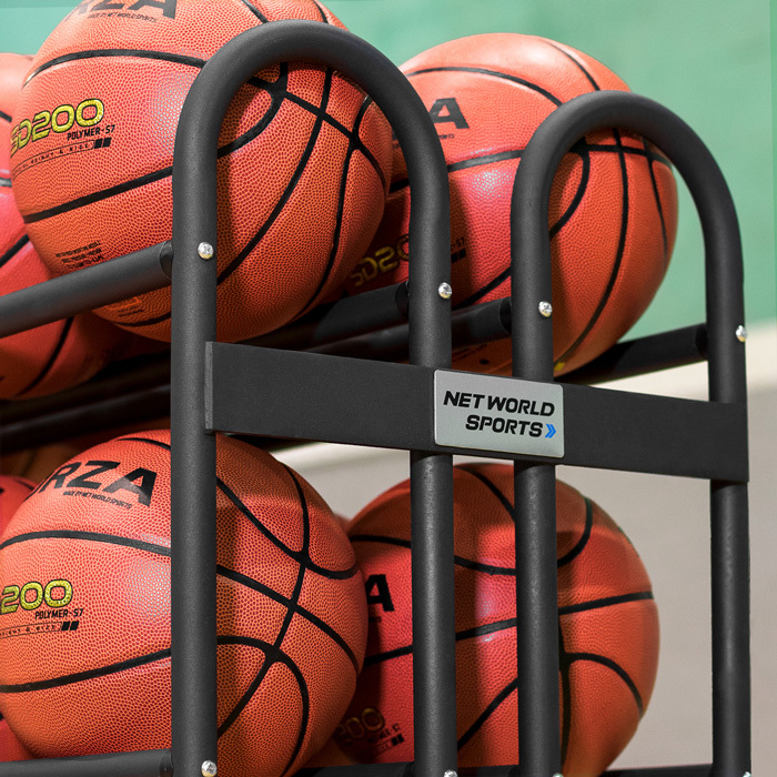 FREESTANDING BASKETBALL TROLLEY [20/40 BALLS] [Ball Capacity:: 40 Balls]