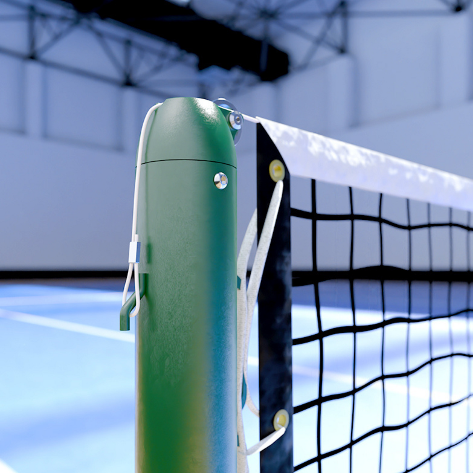 Cazna Tennis Net & Posts Custom Package [Tennis Post:: Square Post] [Tennis Net:: Post + 3.5mm DT Tennis Net - (12.8m Doubles)]