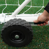 5m x 1.2m Cazna ALU110 Freestanding Soccer Goal [Single or Pair:: Single] [Wheel Options:: 360° Wheels] [Goal Weights:: With Weights]