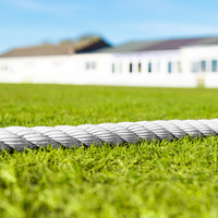 CRICKET BOUNDARY ROPE [Boundary Rope Length:: Half Pitch (250m)] [Optional Trolley:: Yes] [Thickness:: 28mm]