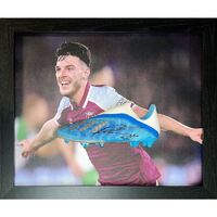 West Ham United FC Rice Signed Boot (Framed)