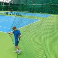 CUSTOM INDOOR TENNIS COURT DIVIDER NET [Net Length :: 34m]