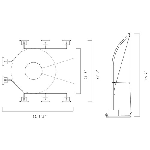 REPLACEMENT NET FOR 732230 DISCUS CAGE