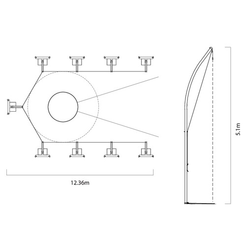 REPLACEMENT NET FOR 732240 DISCUS CAGE